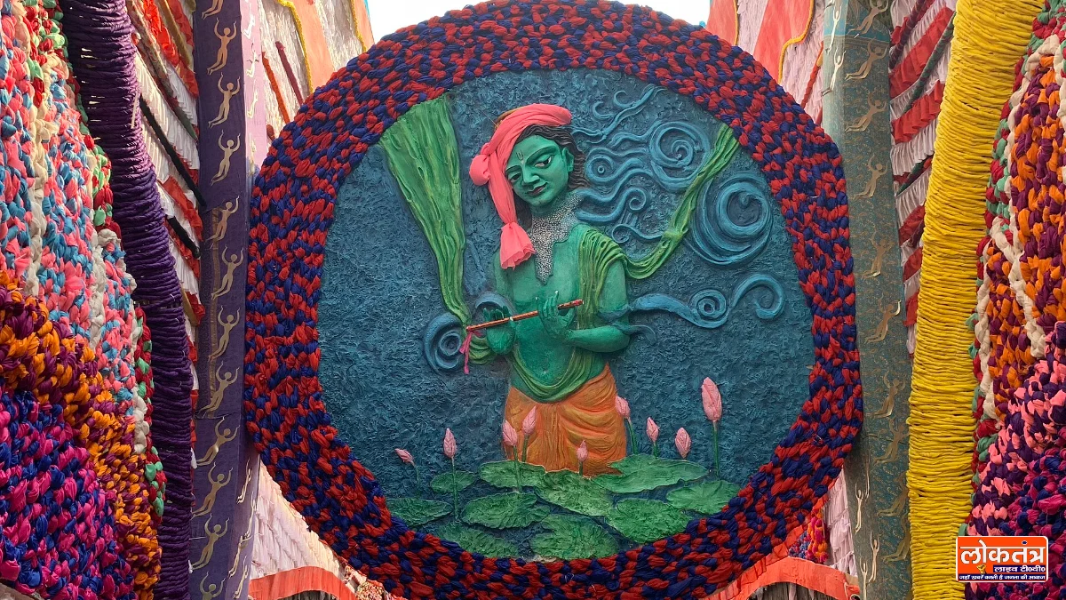 दुर्गा पूजा पंडाल (प्रतीकात्मक)