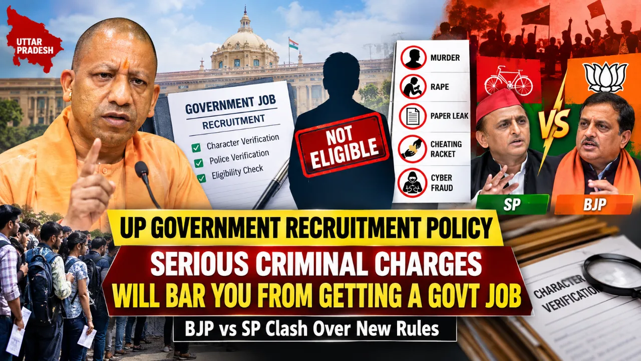 Yogi Adityanath: UP में सरकारी नौकरी के नए नियम, BJP-SP आमने-सामने!