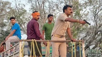 बिहार में बाढ़ राहत बांटते पिस्टल दिखाना पड़ा भारी, मकेर थानाध्यक्ष सस्पेंड