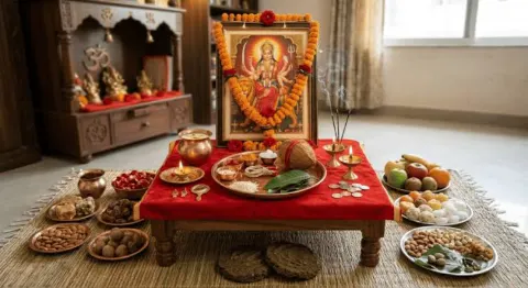 शारदीय नवरात्रि 2026: माता की चौकी सजाते समय इन बातों का रखें ध्यान, जानें सही दिशा और जरूरी नियम