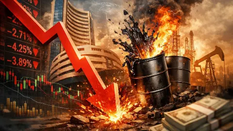 शेयर बाजार में भूचाल, सेंसेक्स 700 अंक से ज्यादा टूटा; RBI के फैसले और महंगे क्रूड का असर