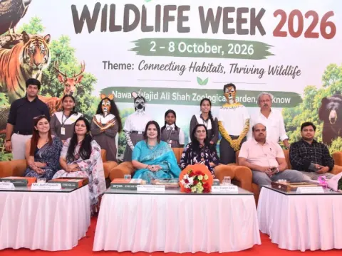 लखनऊ चिड़ियाघर में वन्यजीव सप्ताह का समापन, संरक्षण और मानव-वन्यजीव संघर्ष पर हुई चर्चा