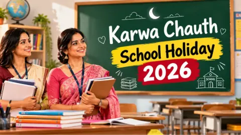 Karwa Chauth 2026: कल स्कूल खुलेंगे या रहेगी छुट्टी? दिल्ली, यूपी, पंजाब, हरियाणा और राजस्थान के छात्र जान लें अपडेट