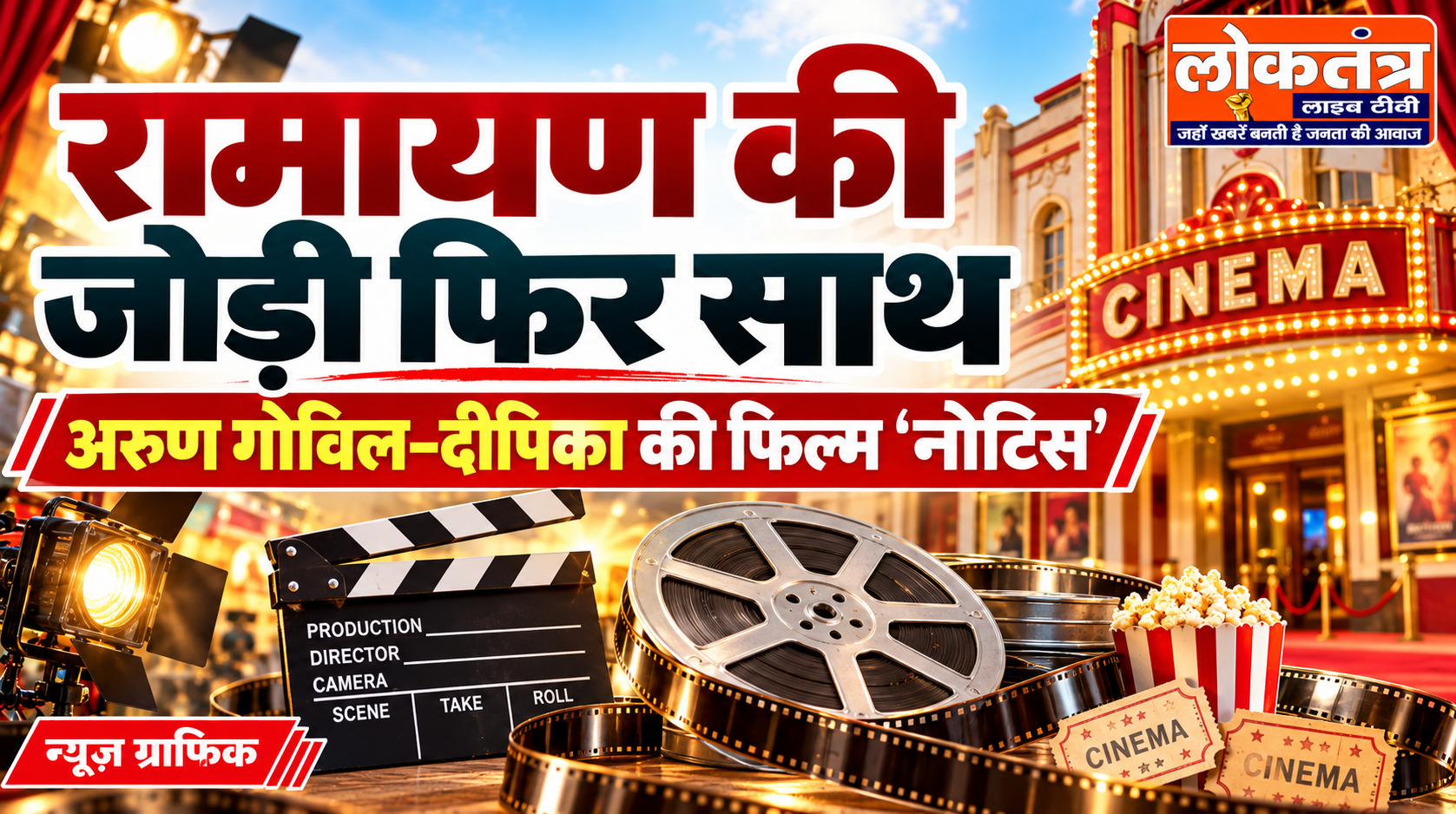 अरुण गोविल और दीपिका चिखलिया फिर साथ, फिल्म नोटिस की WAVES रिलीज की तैयारी