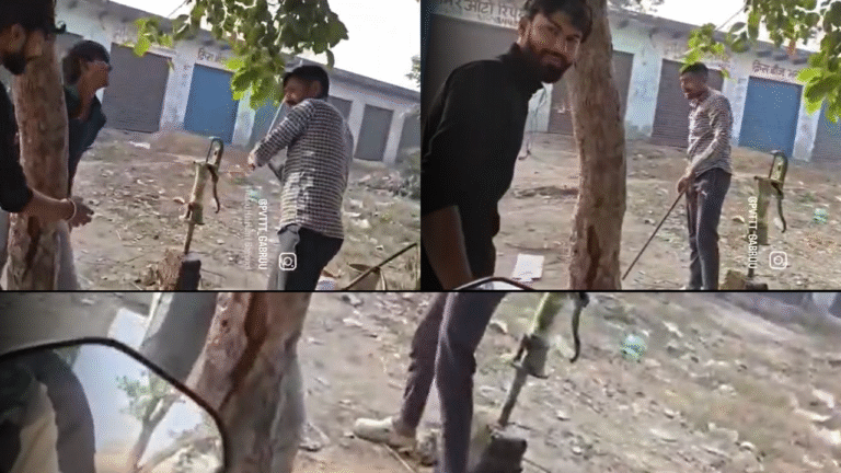 Bulandshahr News: किशोर को पेड़ से बांधकर पीटा, वीडियो वायरल – दो आरोपी गिरफ्तार, एक फरार