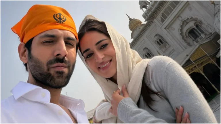‘तू मेरी मैं तेरा…’ रिलीज होते ही कार्तिक-अनन्या गुरुद्वारा पहुंचे, बांगला साहिब में टेका माथा