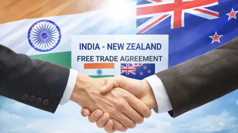 भारत-न्यूजीलैंड मेगा डील से नई उम्मीद, 10 साल बाद FTA पर बनी सहमति, 20 अरब डॉलर निवेश का रास्ता साफ!