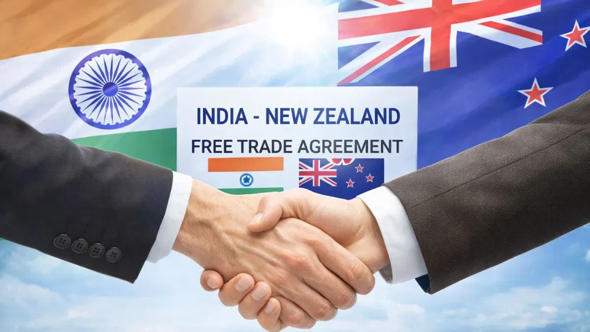 भारत-न्यूजीलैंड मेगा डील से नई उम्मीद, 10 साल बाद FTA पर बनी सहमति, 20 अरब डॉलर निवेश का रास्ता साफ!