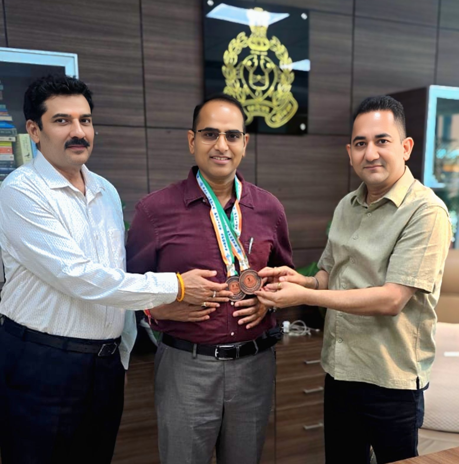 ईओडब्ल्यू के एएसपी राजकुमार सिंह ने ऑल इंडिया पुलिस बैडमिंटन में जीते दो ब्रॉन्ज मेडल