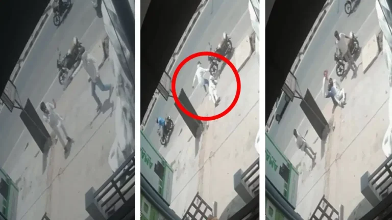 लखनऊ में प्रॉपर्टी डीलर की हत्या, CCTV में कैद वारदात