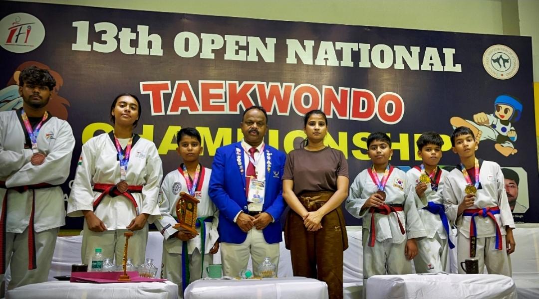 अमीना ताइक्वांडो एकैडमी' के खिलाड़ियों ने राष्ट्रीय स्तर पर किया शानदार प्रदर्शन,जीते 2 स्वर्ण व 4 कांस्य पदक