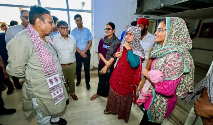 एसएमएस अस्पताल पहुंचे सीएम भजनलाल, ओपीडी का किया औचक निरीक्षण
