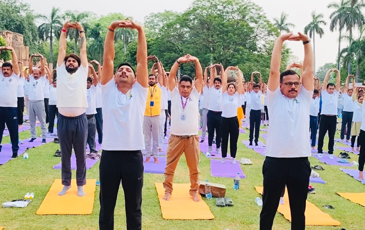 *YOGA FOR HEALTHY AGEING थीम पर मनाया गया 12वा अंतरराष्ट्रीय योग दिवस*
