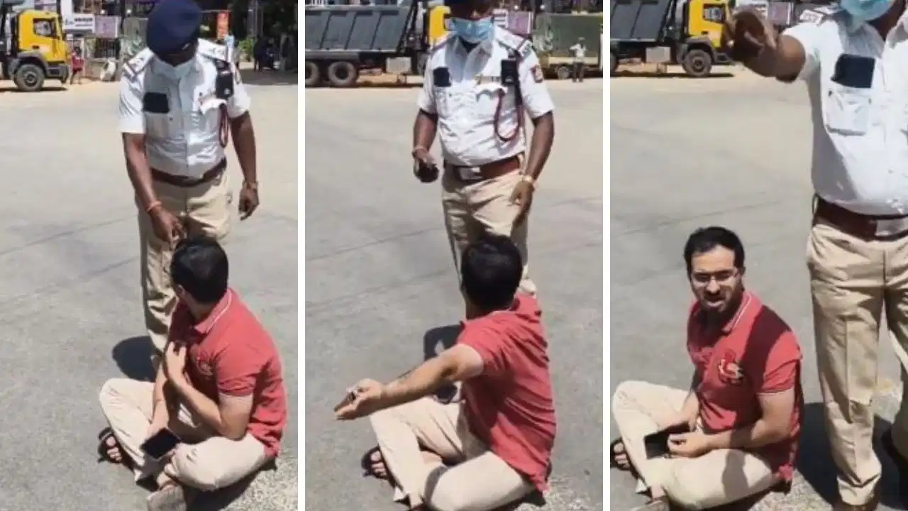 “मेरी पत्नी प्रेग्नेंट है…” राज्यपाल के काफिले से रुका ट्रैफिक, सड़क पर धरने पर बैठा शख्स