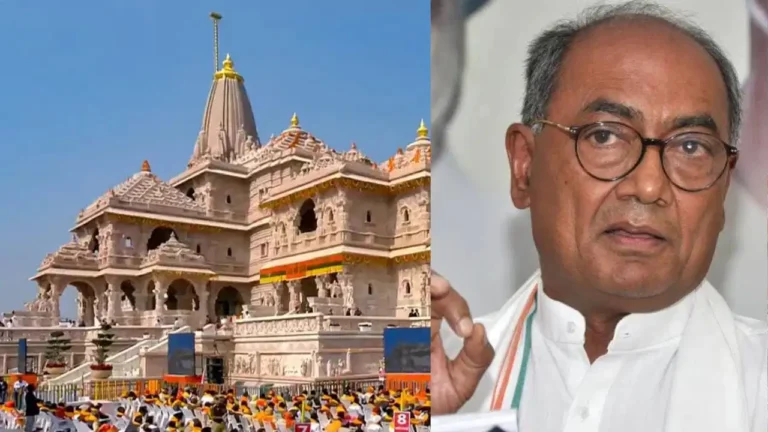 चंपत राय पर दिग्विजय सिंह का हमला, चंदे के हिसाब को लेकर उठाए सवाल