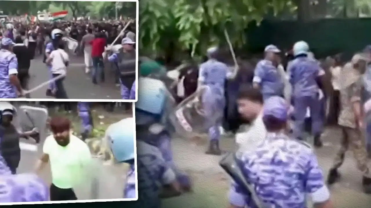 CJP प्रदर्शनकारियों का संसद मार्च, पुलिस ने रोका रास्ता, आंसू गैस के गोले दागे