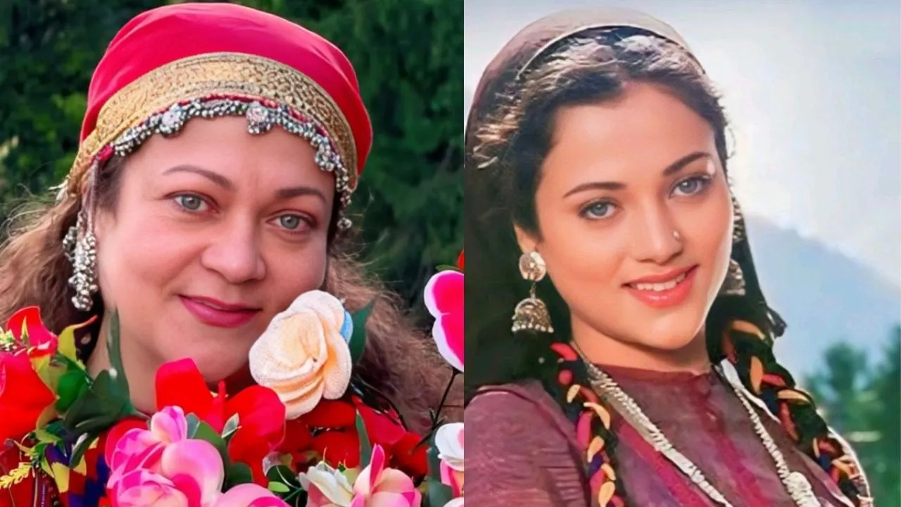Mandakini Himachal Photo: हिमाचल की वादियों में छाया मंदाकिनी का खूबसूरत अंदाज, पारंपरिक हिमाचली पहनावे में जीता फैंस का दिल