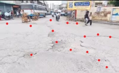 कान्हा होटल से मंडोली पुलिया तक बदहाल व्यवस्था! टूटी सड़कें, अंधेरे चौराहे और जर्जर पुलिया से बढ़ा हादसों का खतरा