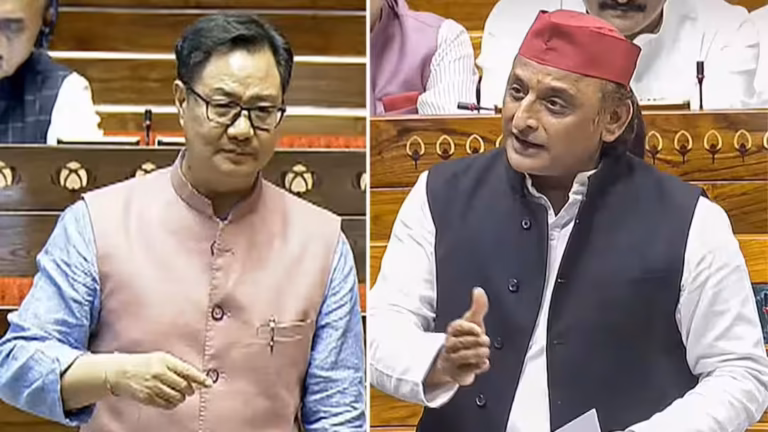 एंटी पेपर लीक बिल पर संसद में मचा बवाल, अखिलेश-रिजिजू भिड़े, कौन पड़ा भारी?