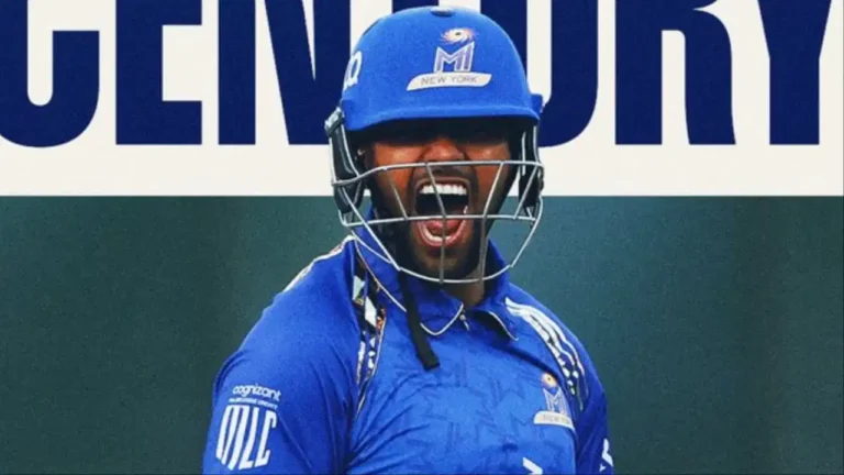 Nicholas Pooran का तूफान! 13 छक्कों के साथ जड़ा सबसे तेज शतक, Major League Cricket में बना नया इतिहास