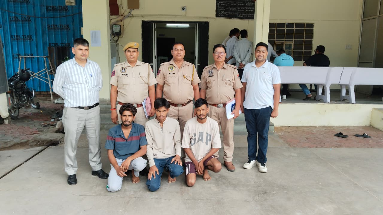 जयपुर में हाईवे लूट गिरोह का पर्दाफाश, युवक को किडनैप कर मांगी 15 लाख की फिरौती; 50 हजार लेकर छोड़ा, 3 आरोपी गिरफ्तार