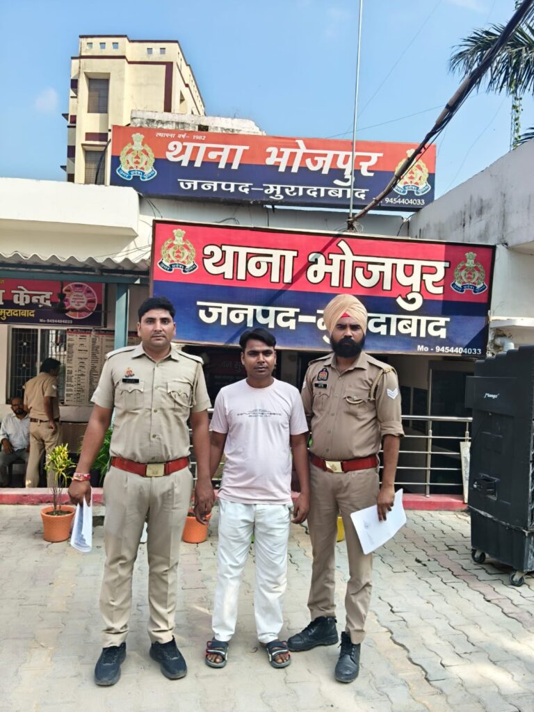मुरादाबाद: ₹1.6 करोड़ जीएसटी चोरी करने वाले अभियुक्त को ई0ओ0डब्लू0 टीम ने किया गिरफ्तार।