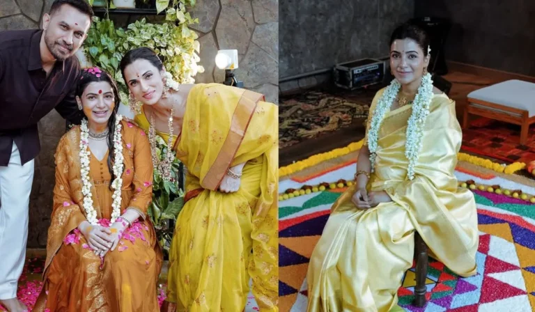 सामंथा की हुई गोद भराई की रस्म, चेहरे पर दिखा प्रेग्नेंसी ग्लो, देखिए Inside Photos
